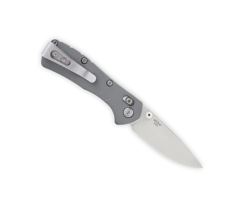 Buck Mini Range Pro, Gray GRN Handle, 154CM Steel