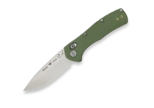 Buck Buck Range Pro, Green GRN Handle, 154CM Steel