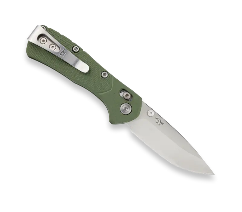 Buck Range Pro, Green GRN Handle, 154CM Steel