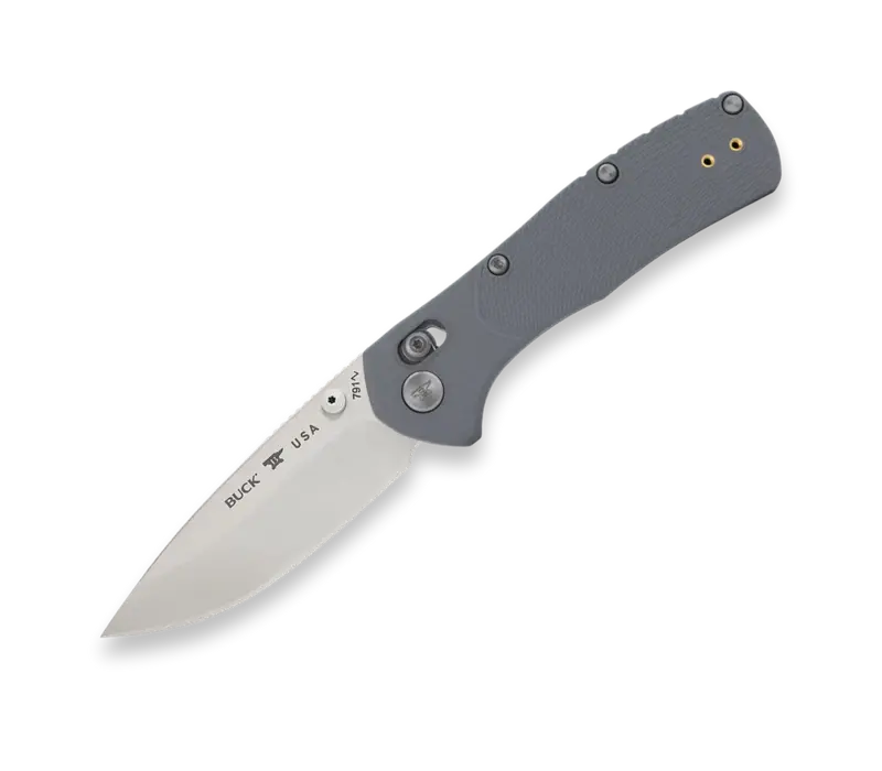 Buck Range Pro, Gray GRN Handle, 154CM Steel