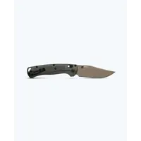 Benchmade Tagged Out, Tan Cerakote CPM-154, Olive Grivory Handle