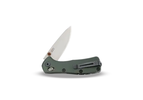 Buck Buck Mini Range Elite, Green Aluminum Handle, CPM Magnacut