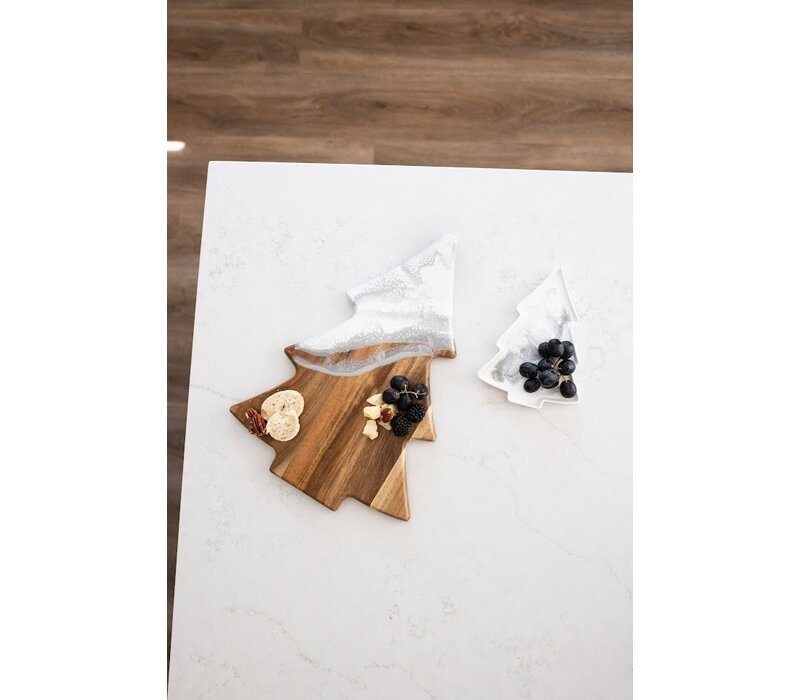 Lynn & Liana Christmas Tree Board, Winter Frost