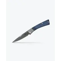 Benchmade Successor, M390, Crater Blue Aluminum, Leather Sheath