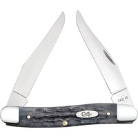Case Muskrat with gray crandall scales and carbon Steel (CV) blades