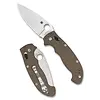 Spyderco Knives Spyderco Manix 2 XL Brown Micarta, CPM Cruwear Steel