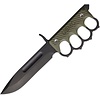 Main Street Knives Main Street Knives US 2024 Fixed blade, 1095 CV, OD Green G-10