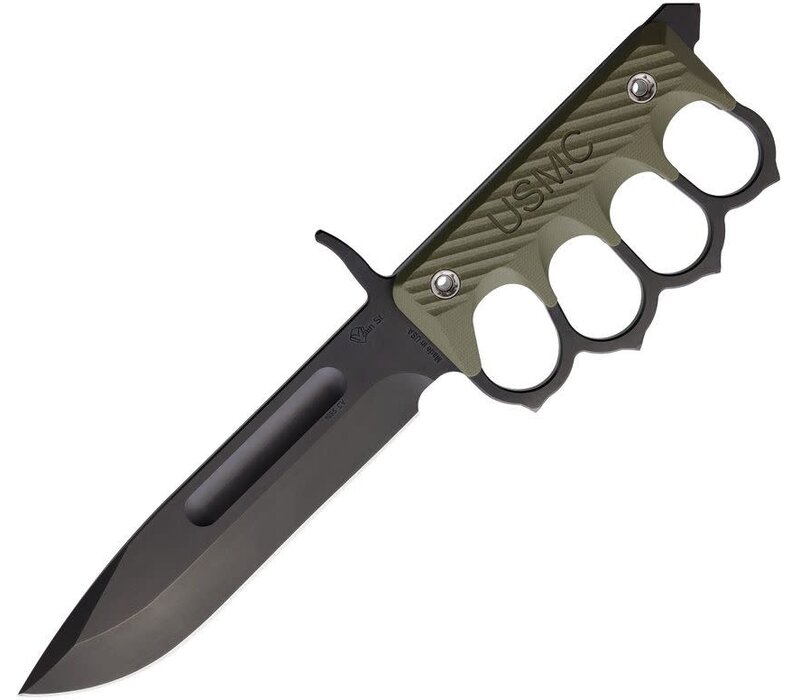 Main Street Knives US 2024 Fixed blade, 1095 CV, OD Green G-10