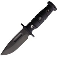 Main Street Knives Luke Airman Fixed Blade, 1095 CV, Black G-10 Handle