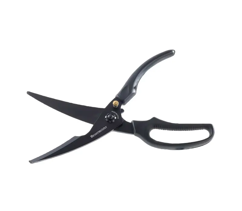 Scissors, Kitchen push button take apart poultry shears, 10"