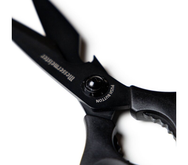Scissors, kitchen push button take apart multi shears