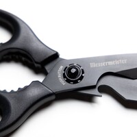 Scissors, kitchen push button take apart multi shears