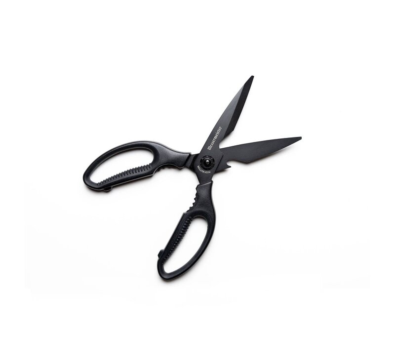 Scissors, kitchen push button take apart multi shears