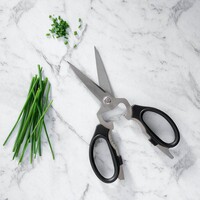 Messermeister, 8" Black Take-Apart Kitchen Scissors