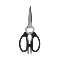 Messermeister, 8" Black Take-Apart Kitchen Scissors