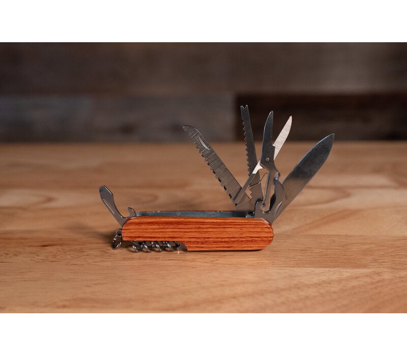 11-in-1 Stainless Steel Multitool Pocket Knife
