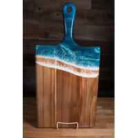 Lynn & Liana Large Acacia Cheese Board, Ocean Vibes