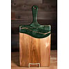 Lynn & Liana Designs Lynn & Liana, Large Acacia Cheese Board Jade 10" x 20"