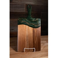Lynn & Liana, Large Acacia Cheese Board Jade 10" x 20"