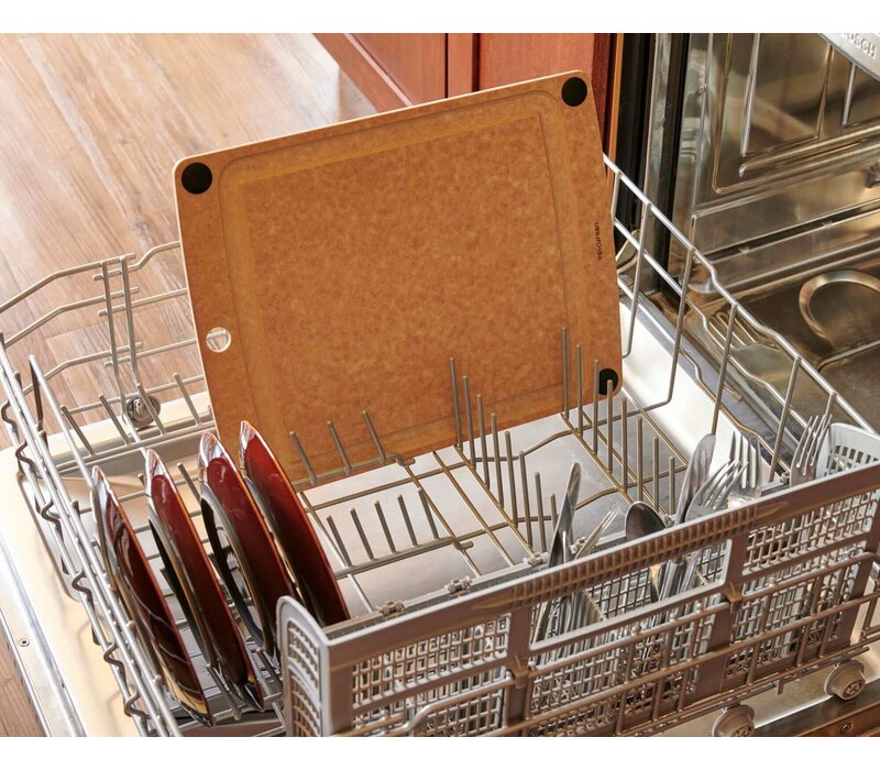 Epicurean All-In-One Cutting Board Natural with Rubber Feet 14.5"x11.25"