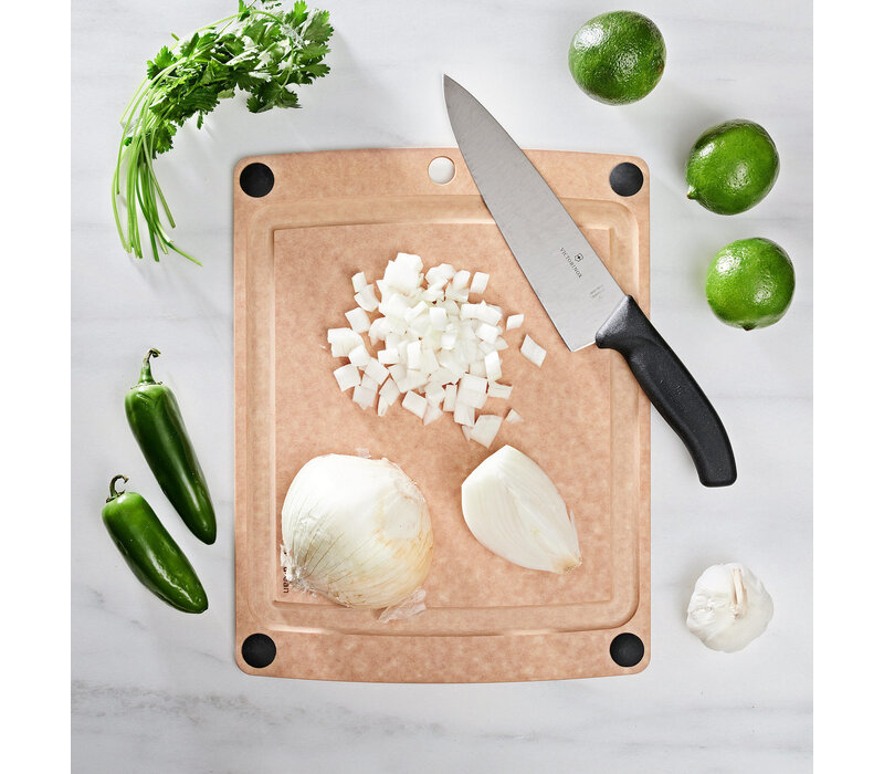 Epicurean All-In-One Cutting Board Natural with Rubber Feet 14.5"x11.25"