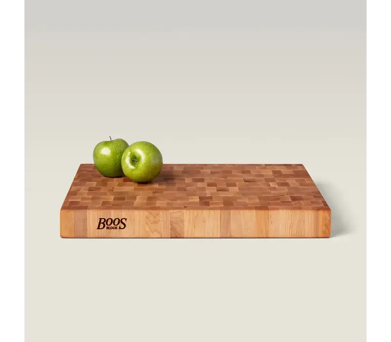 John Boos Maple Chopping Block Reversible, End Grain 20"x15"x2-1/4"