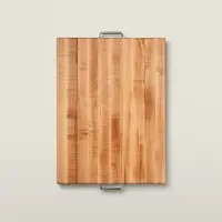 John Boos, Maple Board with Juice Groove and Chrome Handles, 24"x18"x2-1/4"