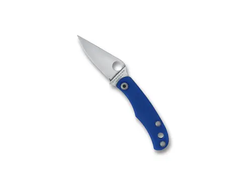 Spyderco Knives Spyderco, Bug Blue G10 Handle, 12C27