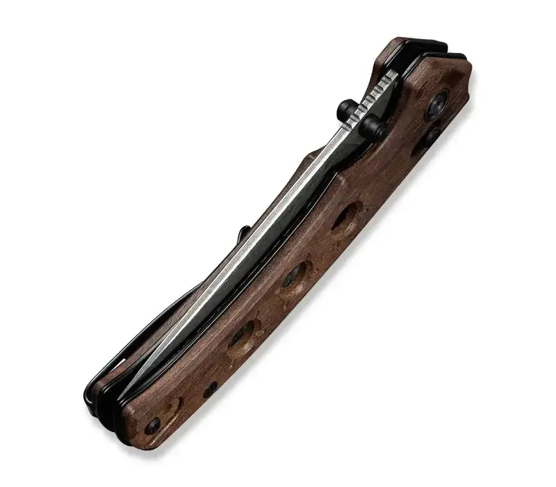 CIVIVI Noctis, Guibourtia Wood, Damascus, Crossbar Lock