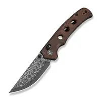 CIVIVI Noctis, Guibourtia Wood, Damascus, Crossbar Lock