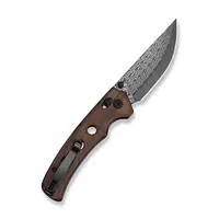 CIVIVI Noctis, Guibourtia Wood, Damascus, Crossbar Lock