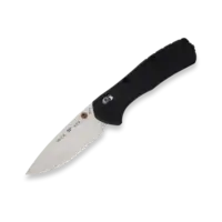 Buck Range Elite with a black and aluminum handle and a CPM Magnacut blade