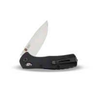 Buck Range Elite with a black and aluminum handle and a CPM Magnacut blade