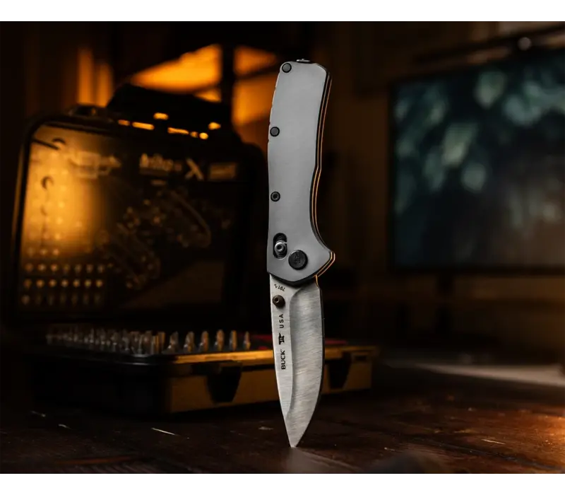 Buck Range Elite Gray Aluminum Handle, CPM Magnacut