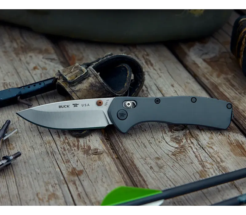 Buck Range Elite Gray Aluminum Handle, CPM Magnacut