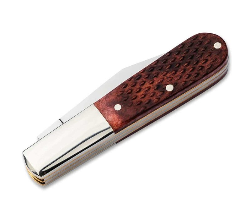Boker, Barlow Brown Checkered Bone, D2