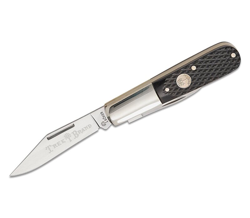 Boker, Barlow Black Checkered Bone Handle, D2