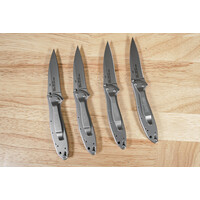 Santa Fe Stoneworks Kershaw Leek Mammoth Tooth Handle