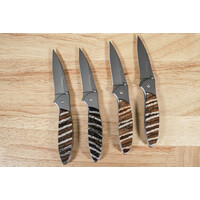 Santa Fe Stoneworks Kershaw Leek Mammoth Tooth Handle