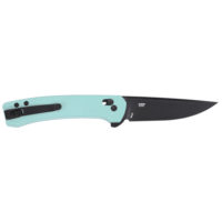 CRKT Q Compact Aqua, GRN Handle, 14C28N Steel