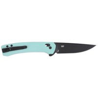 CRKT Q Compact Aqua, GRN Handle, 14C28NSteel