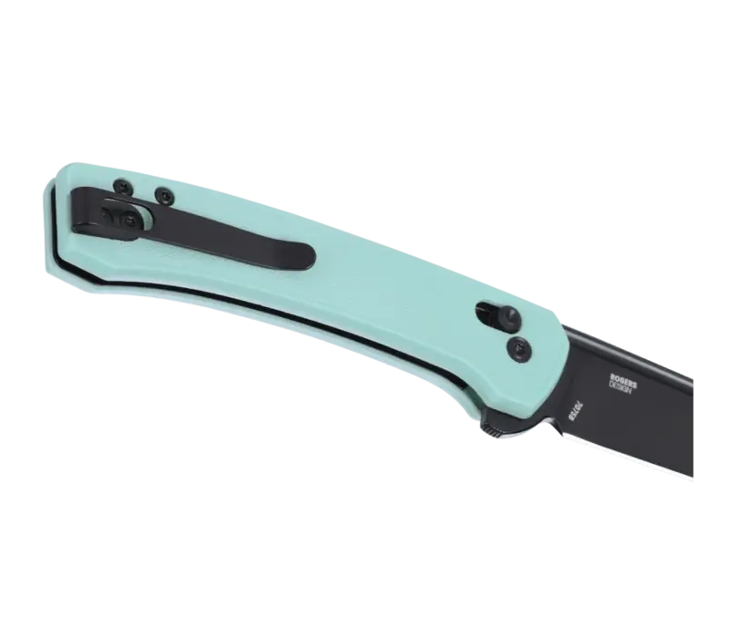 CRKT Q Compact Aqua, GRN Handle, 14C28N Steel