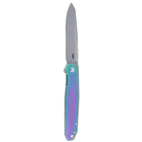 CRKT Facet, Damascus Steel, Titanium Handle