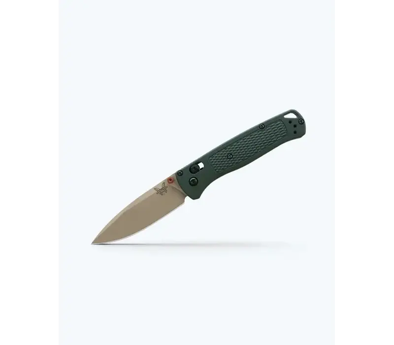 Benchmade Bugout, Taiga Green Grivory Handle, Elmax Steel