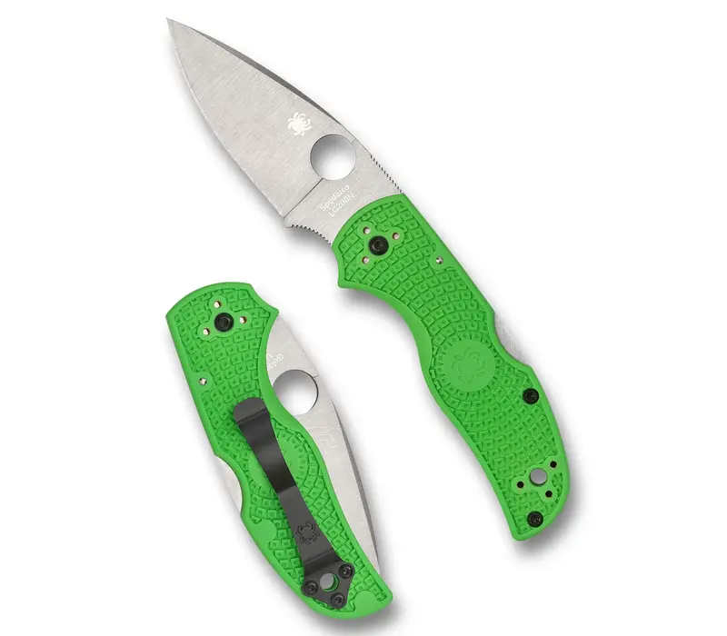 Spyderco, Native 5 Salt Green FRN Handle, LC200N