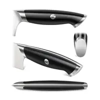 7-Piece "Thomas Keller" knife block set with 8 spare slots, forged swedish RWL34 powder steel