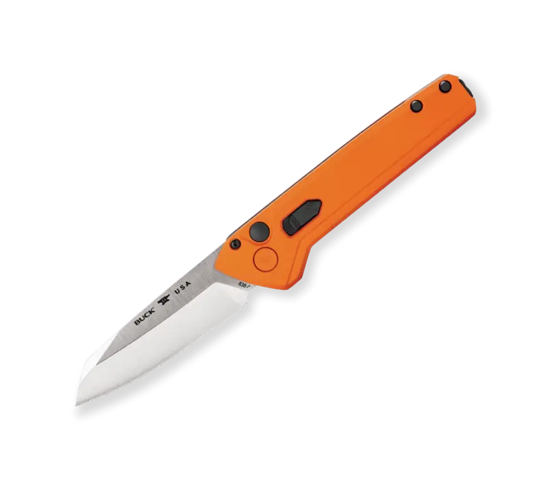 (Discontinued) Buck Deploy Auto, Wharncliffe Blade, Orange
