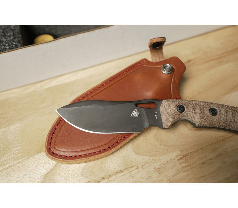 FOBOS - Tier One Mini, CPM-154, Natural Micarta