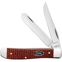 Case, Mini Trapper Red Burlap, Carbon
