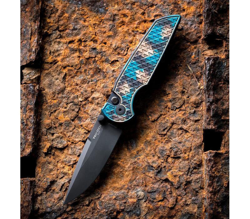 ProTech - TR-3 Integrity, Shipwreck Anodized Handle, Black DLC Blade, Magnacut Steel